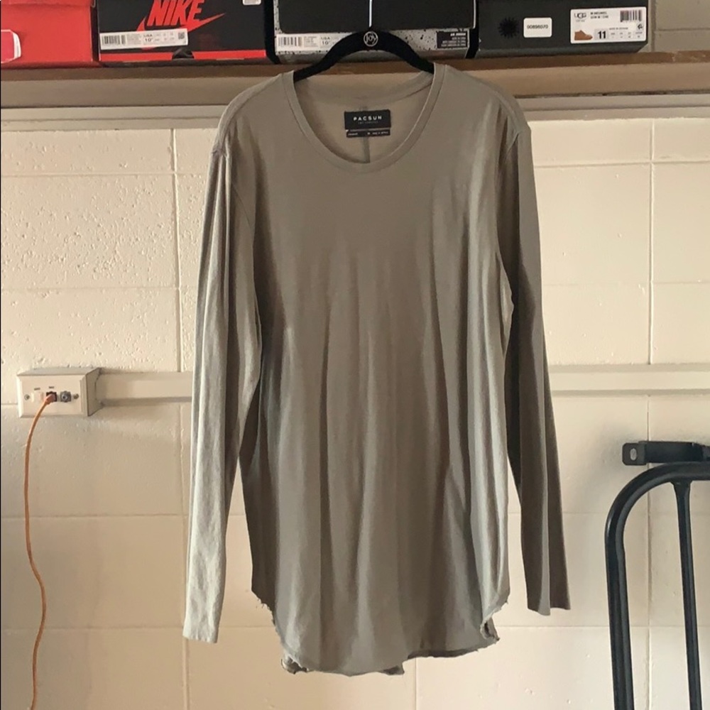 Pacsun Longline Long Sleeve Shirt